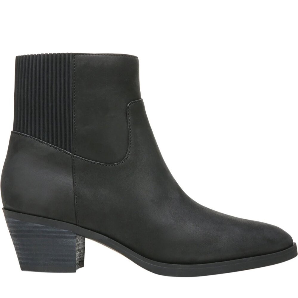 Vionic Water Proof Shantelle US 5 EU 36 Black Suede Heal Booties Arch Support N